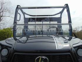 Pep-kub850-lg2-mr1 Pacific Eagle Powersports Kubota Rtv Xg850 2 Pc Scratch Resistant Windshield With Loop Clamps And Dual Vents