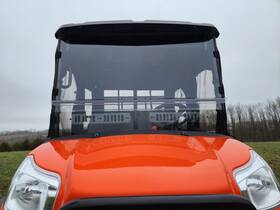 Pep-kubx14-lg2-mr1 Pacific Eagle Powersports Kubota Rtv X 1140 2 Pc Scratch Resistant Windshield With Loop Clamps Dual Vents