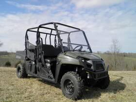 Pep-polcr5-lg2-mr1 Pacific Eagle Powersports 2011-2014 Polaris Ranger Mid-size Crew 2 Pc Scratch-resistant Vented Windshield
