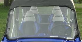 Pep-polrz4-fcf Pacific Eagle Powersports Rzr 4 800 / 900 Lexan Windshield With Dual Vents And Quick Install Straps 2010-2014