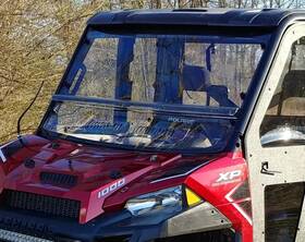 Pol900-sb2-clr Pacific Eagle Powersports Polaris Ranger Full Size 570/90 /1000/diesel 1/4 Inch Vented Lexan Windshield 2013