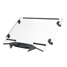 2884968 Polaris Lock And Ride Full Vented Windshield - Hard Coat Poly 2-seat