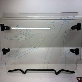 B0110-01503cl-km Polaris Kemimoto Scratch Resistant Windshield Clear - 2023 Rzr Pro Xp