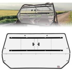 B0110-15614-cl Polaris Full Rear Windshield With Sliding Window 2014-2020 Rzr