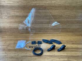 Lyps-083-1 Polaris 2015-2023 For Sportsman 1000 850 570 Clear Windshield Lock And Ride