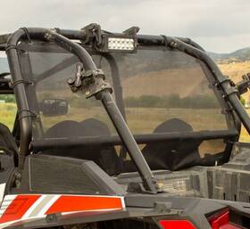 Mt-0121 Polaris 2014-2024 Rzr 900 Xp 1000 Black Rear Window Motoroof