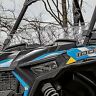 Wind304hsr.01 Polaris Rzr 1000 Xp And 4 Scratch Resistant Half Polycarbonate Windshield
