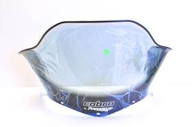 10144010 Powermadd Cobra Aggressive High 16.5 Inch Tint Graphic Windshield Nos