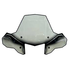 9942-p790462-atv Powermadd Cobra Pro Tek Windshield-headlight Cut Out With Rapid Release Mount