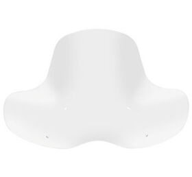 0253qb Quad Boss Windshield Universal Without Cutout 253qb
