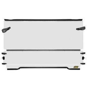 100-0007 Quadboss Folding Windshield Fits Kawasaki Kaf620m/r Mule 4010 4x4 2009-2019