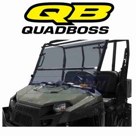 Rv1n Quadboss Mn/rv1n Folding Windshield For 2008-2013 Yamaha Yxr700f Rhino 700 Fi - Wk
