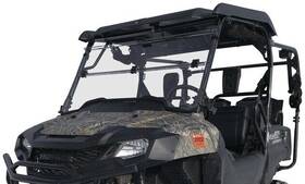V000263-12200 Quadboss Windbreak Folding Windshield Fits Honda Pioneer 700 2014-2021