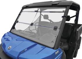 V000268-12200q Quadboss V000268-12200 Windbreak Folding Windshield #v000268-12200q Can-am Defender