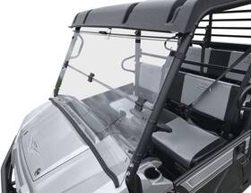 V000276-12200 Quadboss Windbreak Folding Windshield Fits Kawasaki Mule Pro-fxt/mule Pro-fx