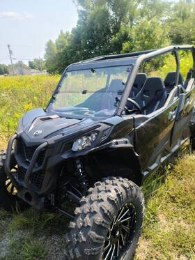 3334800 Rad Accessories Maverick Trail And Sport Fits All Years 2021-up Fold Down Windshield - Clear
