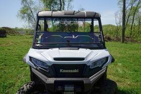 5000789 Rad Accessories Kawasaki Ridge Fold Down Windshield - Clear