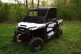 5000789t Rad Accessories Kawasaki Ridge Fold Down Windshield - Dark Tint