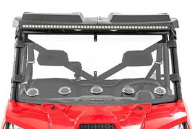 Rough Country 98232010 Vented Full Windshield For Polaris Ranger 1000 Xp 900