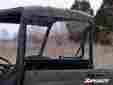 Rws-p-ranmid-70 Super Atv Polaris Ranger Midsize Scratch Resistant Rear Windshield 2015