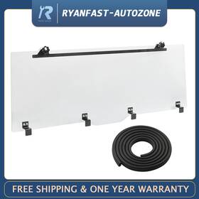 H400-1725rx-r Ryanfast-autozone Rear Sliding Windshield Window Fit For Polaris Ranger Xp 1000 Crew 2013-2025