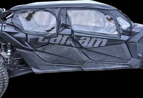 51-20994 Seizmik Soft Upper Doors - Black Can-am Maverick X3 Max