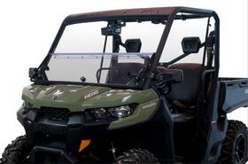 63-2538 Seizmik 2016-2024 Can-am Defender Versafold Hard Coated Poly Half Windshield