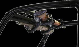 7302 Seizmik Overhead Gun Rack For Polaris Full Size Pro-fit Ranger