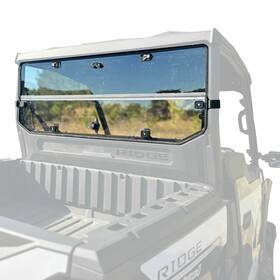 Seizmik 840109289896 Utv Rear Folding Windshield For Kawasaki Ridge Ranch 2024-2025