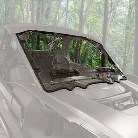 Sx10 Seizmik 840109296450 Utv Toolless Vented Scratch Resist Windshield For Segway Villain