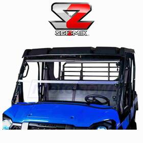 25h1 Seizmik Mn/25h1 Versa-fold Polycarbonate Windshield For 2015-2019 Kawasaki Kaf820 Uw