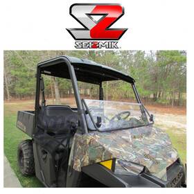 6nfc Seizmik Mn/6nfc Versa-fold Polycarbonate Windshield For 2015 Polaris Ranger 570 Crew Pp
