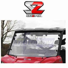 C1jh Seizmik Mn/c1jh Versa-fold Polycarbonate Windshield For 2010-2014 Polaris Ranger 6x6 Ww