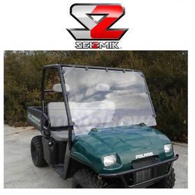 Seizmik Mn/g1sx Uv-resistant Polycarbonate Full Windshield For 2002-2007 Polaris Lq