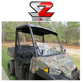 Xn70 Seizmik Mn/xn70 Versa-fold Polycarbonate Windshield For 2015-2019 Polaris Ranger 570 Vu