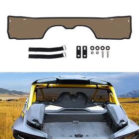 Bas-cz800015 Shinjew Rear Dark Tinted Full Windshield Compatible With Can-am Maverick R 2024 2025