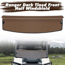 Bas-cz800027 Shinjew Front Tinted Half Windshield For Polaris Ranger Xp 1000 / Crew Diesel 900