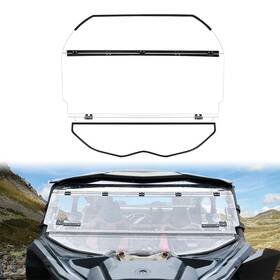 Bas-cz800100 Shinjew 3-in-1 Flip Front Windshield For Can-am Maverick X3 And Max