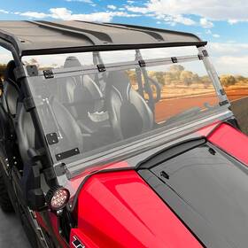 Bas-cz800126 Shinjew 3-in-1 Flip Up Front Windshield For 2016-2025 Kawasaki Teryx 800/ Teryx4 800