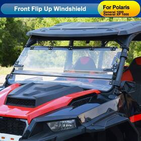 Shinjew Bas-cz800130 3-in-1 Front Windshield For 2016-25 Polaris General 1000/ Xp 4 1000