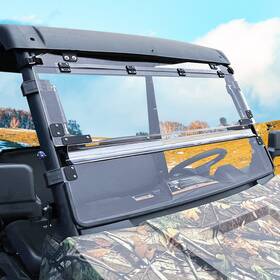Bas-cz800133 Shinjew 3-in-1 Flip Up Windshield For Polaris Ranger Mid Size 500 570 Etx Ev 2015-2025
