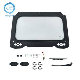 Su966309ku Skyup2018 For Polaris Rzr 900 1000 Turbo 2014-2018 Front Full Glass Windshield With Wiper