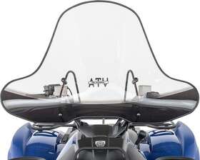 Ss-2x Slipstreamer Big Country Atv Windshield Without Headlight Cutout Black/clear