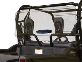 78-6007v-r Spike Vented Rear Windshield Clear #78-6007v-r For Honda Pioneer 700