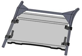 Krxws1000 Spike Powersports D-2 Full Tilting Windshield 63-1626