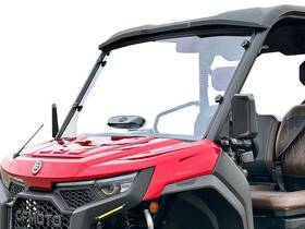 Wp-78-3900 Spike Powersports Cf Moto U10 Pro Full Hard Coat Windshield With Vent