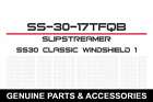 Ss-30-17tfqb 56-6637bk Slipstreamer Ss30 Classic Windshield 17