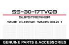 Ss-30-17tvqb 56-6602bk Slipstreamer Ss30 Classic Windshield 17