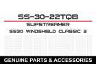 Ss-30-22tqb 56-6513bk Slipstreamer Ss30 Windshield Classic 22