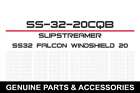 Ss-32-20cqb 56-6585bk Slipstreamer Ss32 Falcon Windshield 20